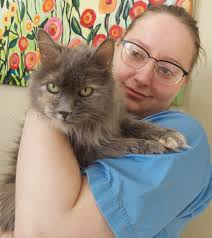 Miss Ruby had a good check up at the Dr! Still has a little cough but is  doing so much better!!! No thyroid issues! Yay!! She is super playful!!!  Does well in