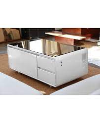 Sobro coffee table charges phones, plays tracks and chills drinks no ordinary slab of wood or metal, the sobro coffee table sports usb ports, power. Sobro Smart Storage Coffee Table With Refrigerated Drawer Reviews Furniture Macy S In 2021 Coffee Table With Storage Luxury Office Furniture Smart Storage