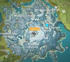 There will be a bar . Dragonspine How To Unlock Map Genshin Impact Gamewith