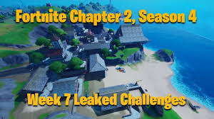 Ultimate fortnite chapter 2 quiz! Fortnite Season 4 Week 7 Challenges Leaked Fortnite Insider