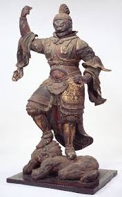 奈良国立博物館 興福寺旧蔵 増長天像 平安 鎌倉時代 四天王 像 持国天