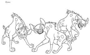 Download and print free spotted hyena coloring pages. Hyenas Animal Drawing Shefalitayal