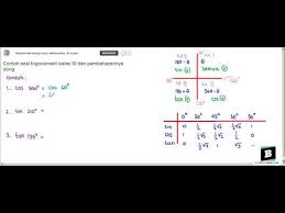 Maybe you would like to learn more about one of these? Contoh Soal Trigonometri Kelas 10 Dan Pembahasannya By Brainly Indonesia