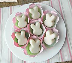 These are made with the paleo flour blend, but you can also use my regular gluten free flour blend too. No Bake Coconut Butter Easter Bunnies No Sugar Added Dairy Gluten Free