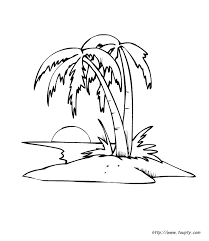 Coloriage Ile Deserte Avec Images Dessin Ile Coloriage Coloriage Paysage