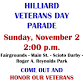 HILLIARD VETERANS DAY PARADE event image