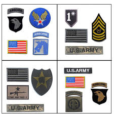 Check out our army airborne patch selection for the very best in unique or custom, handmade pieces from our patches shops. Military Badge Us Army Tactical Morale Patch Usa Flag 101st Airborne Division Red Big One 2nd Infantry Embroidery Patch Full Set Buy At The Price Of 9 90 In Aliexpress Com Imall Com