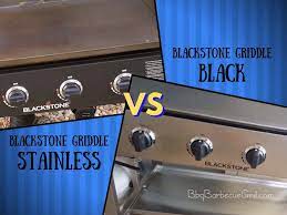 Blackstone Griddle Stainless Vs Black Bbq Grill
