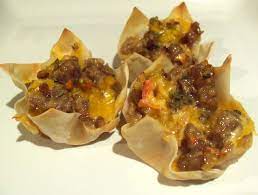 Italian Sausage Wonton Appetizer Recipe Wonton Appetizer Recipes Appetizer Recipes Friendsgiving Recipes Appetizers