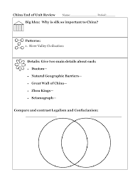 But a third similarity is that as the confucian commentaries advanced, they had to adapt to beliefs that their target audience found plausible. China Review Worksheet Pub