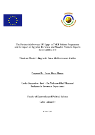 Pathways to move into general tertiary education at master's and phd levels exist. Pdf The Partnership Between Eu Egypt In Tvet Reform Programme And Its Impact On Egyptian Furniture And Wooden Products Exports Thesis On Master S Degree In Euro Mediterranean Studies Eman Rayan Academia Edu