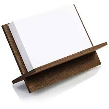 This business card holder boasts stainless steel construction with a polished finish and a smooth hinged closure. Wood Business Card Holder Brown Business Card Holder For Desk Wooden Name Card Stand Office Business Card Holders Buy Online In Maldives At Maldives Desertcart Com Productid 172733469