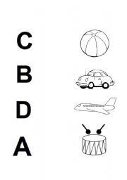 These pages offer questions and answers on separate page so you can check your work. English Worksheets Match Alphabet With Picture