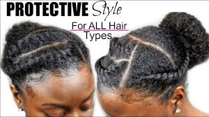 Quick Easy Protective Style For All Hair Types Video Https Blackhairinformation Natural Hair Styles Easy Natural Hair Styles Short Natural Hair Styles