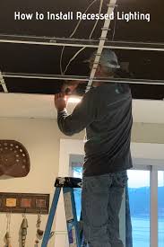How To Install Led Recessed Lighting Wood Plank Ceiling Installing Recessed Lighting Plank Ceiling