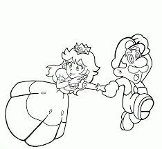 This is my page collab for the thenintendogirlsclub , here featuring doing some luigi x daisy stuff. Super Mario Daisy Coloring Pages Coloring Home