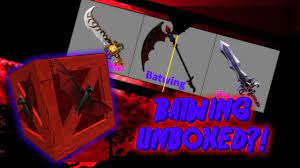 The sugar is the only minigun in mm2 but it is. How To Unbox A Batwing Godly Roblox Mm2 Youtube