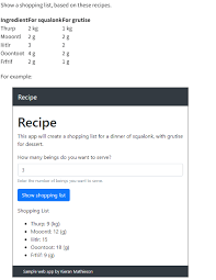 See more ideas about recipes, food, favorite recipes. Write An App That Shows A Shopping List For A Dinner Chegg Com