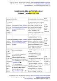 Below is the list of 2019 fiscal year calendar templates from the best of our free printable template collection. Calendar Anaf 03 2019