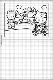 Copy The Drawing Learn To Draw Activities For Kids Printable Hello Kitty 1 Learn To Draw Printables Kids Hello Kitty