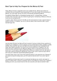 Check spelling or type a new query. Best Tips To Help You Preapre For The Mensa Iq Test