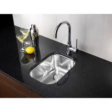 Smart design maximizes counter space by allowing Blanco Evier De Cuisine En Acier Inoxydable 1 2 Cuve Montage Sous Plan Home Depot Canada Kitchen Sink Sink Bar Sink
