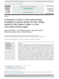 A literature review is essentially a survey of scholarly articles, books, dissertations, conference proceedings, and/or other published material. Pdf A Literature Review On The Improvement Strategies Of Passive Design For The Roofing System Of The Modern House In A Hot And Humid Climate Region