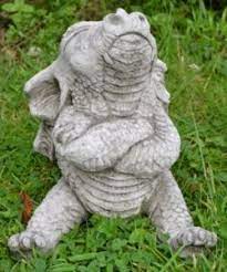 Freche Drache Steingarten Verzierung Dragon Garden Dragon Sculpture Garden Ornaments