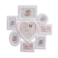 Bilderrahmen Weiss Collage Herz Bilderrahmen Bilderrahmen Shabby Chic Bilder
