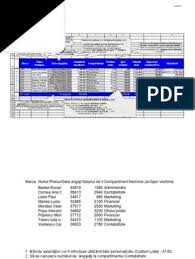 Click aici pentru a descarca modelul de calcul pentru salariu minim net 2020 in format excel! Model Stat De Plata Excel