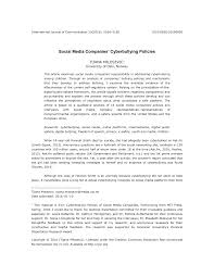 42 examples of cyberbullying is a prevention education article resulting from extensive research, along with input from parents, educators and pediatric professionals. Http Ijoc Org Index Php Ijoc Article Viewfile 5320 1818