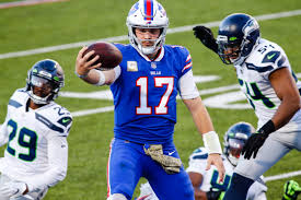 Anytime buffalo bills' quarterback josh allen passes for more than 300 yards in a victory, it's a good thing. Grieving Josh Allen Shines Buffalo Bills Torch Seattle Seahawks Defense