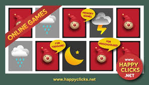 Weather Symbols Memory Game For Kids Memorygames Memory Games For Kids Weather Symbols Learning Games For Toddlers