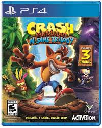 Crash Bandicoot N Sane Trilogy Game Cover Ps4 Crash Bandicoot Bandicoot Crash Bandicoot Ps4