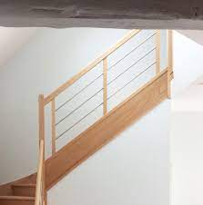 Rambarde d escalier en bois. Rampe En Bois Garde Corps Rambarde En Bois Contemporain Pour Securiser Votre Escalier Achete En Ligne Oeba