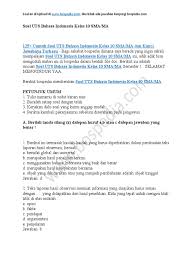 We did not find results for: 125 Contoh Soal Uts Bahasa Indonesia Kelas 10 Sma Ma Dan Kunci Jawabnya