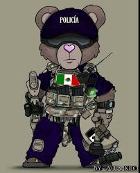 Tedy Bear Tactical Police Military Drawings Teddy Bear Drawing Military Art
