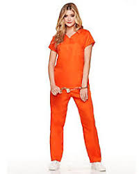 Can a child wear a police costume for halloween? Adult Got Busted Orange Prisoner Costume Spirithalloween Com