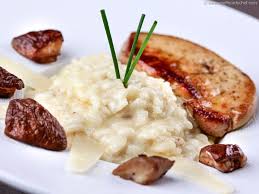 Risotto Aux Cepes Et Foie Gras Recette Recettes De Cuisine Repas Noel Facile Gastronomie