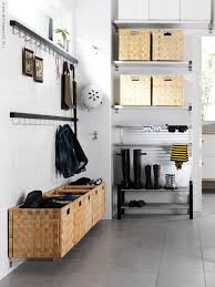 Ikea Mudroom Garage Space Love The Baskets For Hats Gloves Winter And Beach Towels Summer Www Neatfreak Com Ikea Storage Home Small Spaces