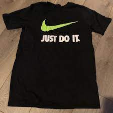 Black White And Lime Green Nike Shirt Size Youth Medium Worn A Couple Times I Will Bundle Items And Save You Shipping Also Shirts Youth Shirts Nike Shirts