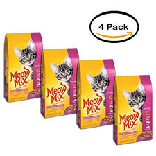 Pack Of 4 Meow Mix Kitten Li L Nibbles Dry Cat Food 3 15 Pound Continue To The Product At The Image Link This Is An Affili Dry Cat Food Cat Food Meows