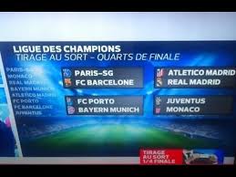 Il s'agit également de la 19 e édition sous la dénomination ligue des champions. Tirage Au Sort Quart De Finale Champions League 2015 Youtube