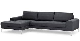 Vittorio Left Hand Facing Corner Sofa Group Anthracite Grey Modulares Ecksofa Ecksofa Sofa Ottomane