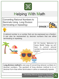 Please fill the dividend and divisor boxes long division calculator with remainders. Converting Rational Numbers To Decimals Using Long Method Worksheets