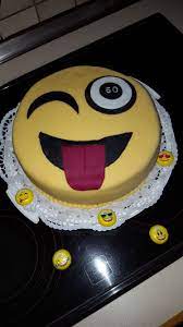 Emoji Torte Zum 50 Geburtstag Teenie Geburtstagskuchen Emoji Torten Kindergeburtstag