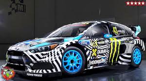 Unfortunately it's not possible to change the wheel colour yet!! Gta 5 Making Ken Block S Focus Rs On Gta Gta Online Rally Racing Gta 5 Online W The Crew Youtube