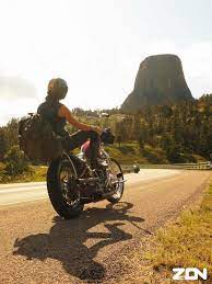 Taking A Break To Take In The Devils Tower The Core Of An Ancient Extinct Volcano In Wyoming Riders On The Storm Motorcycle Travel Harley Bikes