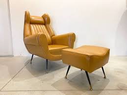 Mid Century Armchair And Ottoman Set 1960s For Sale At Pamono