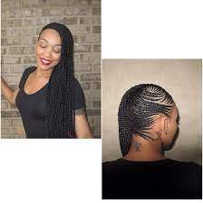 Natural African American Hairstyle Monica Side Swept Braids Natural Hair Styles Braided Hairstyles Hair Styles